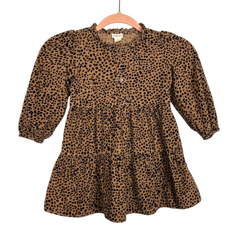 Crewcuts Animal Print Dress - Size 4T