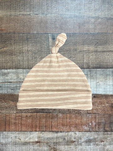 Rabbit + Bear Striped Hat - Size 6-9M