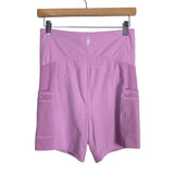 Free People Movement x Hatch Pink Ribbed Maternity Biker Shorts- Size S