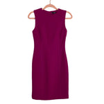 Mango Magenta Stitched Seams Dress- Size 2 (see notes)