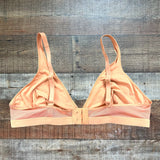 Parade Peach Triangle Back Mesh Bra- Size L