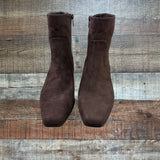 Universal Thread Dark Brown Booties- Size 9