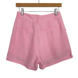 The Workshop Pink Linen Shorts NWT- Size S