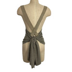 Free People Moss Knit with Canvas Straps and Back Tie Tank- Size S