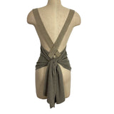 Free People Moss Knit with Canvas Straps and Back Tie Tank- Size S