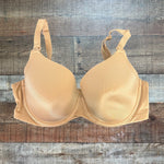 Auden Tan Full Coverage Lightly Lined T-Shirt Underwire Nursing Bra- Size 36DD