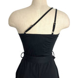 Pretty Garden Black Belted Jumpsuit NWT- Size S