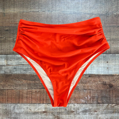 No Brand Burnt Orange Swim Bottoms - Size ~M (No Size Tag, Fits Like A Medium)