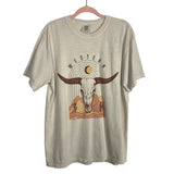 Comfort Colors Beige Western Tee- Size L (see notes)