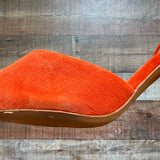 Marc Fisher Orange Suede Stilettos- Size 8.5 (see notes)