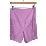 Free People Movement x Hatch Pink Ribbed Maternity Biker Shorts- Size S