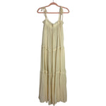 &Merci Cream Tie Straps Gauze Dress- Size M