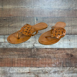 Pierre Dumas Brown Slip On Sandals- Size 9 (see notes)