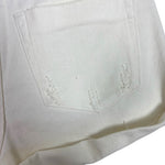 Mustard Seed Off White Distressed Jean Shorts- Size S