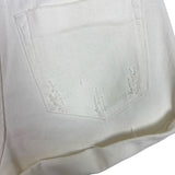 Mustard Seed Off White Distressed Jean Shorts- Size S