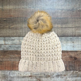 g&l White Lambs Wool Blend Beanie