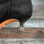 Sam Edelman Black Suede Leather Booties- Size 11 (see notes)