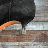 Sam Edelman Black Suede Leather Booties- Size 11 (see notes)