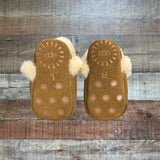 Ugg Brown Sherpa Lined Boots - Size US 0/1 Kids