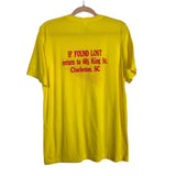 Bella + Canvas Yellow Rec Room Tee- Size L