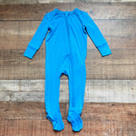 Posh Peanut Blue Zip Up Footie Outfit NWT- Size 9-12M