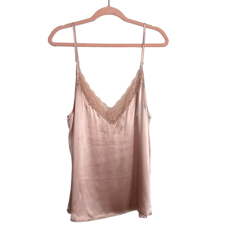 Bloomers Rose Quartz 100% Silk Cami and Shorts Pajama Set NWT- Size XL (sold as a set, comes with a mesh laundry bag)
