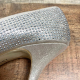 INC International Concepts Silver Rhinestone Pumps- Size 7.5 (see notes)