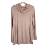 LOFT Light Pink Turtleneck Tunic Sweater- Size L