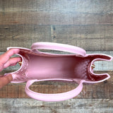 No Brand Blush with Removable Shoulder Strap Plastic Handbag