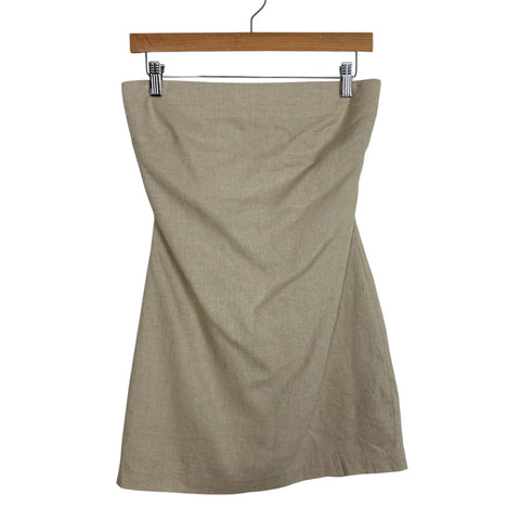 Tularosa Beige Strapless Dress NWT - Size XS