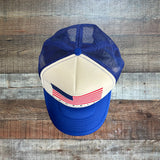 Otto Blue Chubbies American Flag Mesh Adjustable Hat- One Size Fits Most