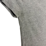 DIVIDED H&M Grey Ribbed Cropped Top- Size M