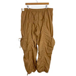 Abercrombie & Fitch Tan Drawstring Cargo Pants NWT-Size XL (Inseam 30”)