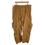 Abercrombie & Fitch Tan Drawstring Cargo Pants NWT-Size XL (Inseam 30”)