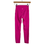 Lululemon Align Hot Pink Ribbed High Rise Leggings NWT- Size 4 (Inseam 25")