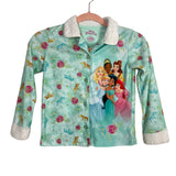 Disney Princess Flannel with Fleece Trim Two Piece Pajamas- Size S (6/6x, sold as a set)