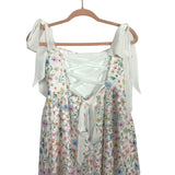 Lulus Floral Embroidered Lace Overlay Dress NWT- Size S