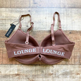 Lounge Chocolate Ribbed T-Shirt Bra NWT- Size 34DD (we have matching underwear)