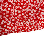 White Fox Red Floral Print Strapless Dress NWT - Size S (See Notes)