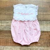 The Gray Kate Lot Embroidered Harper Bubble- Size 3T