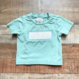 The Smocking Place Green Smocked Walker Tee- Size 6M (see notes)