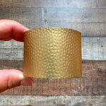 No Brand Gold Hammered Cuff Bracelet