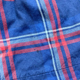 Bella Bliss Navy/Red Plaid with White Collar and Ruffle Sleeves Dress- Size 4 (see notes)