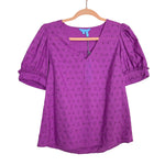 Draper James Purple Eyelet Top NWT- Size XS (we have matching shorts)