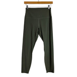 Lululemon Olive Leggings- Size 8 (see notes, Inseam 25”)
