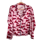 Vestique Pink Tiger Pajama Top - Size S (We Have Matching Bottoms! See Notes)