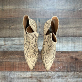 Steve Madden Kaylah Snakeskin Booties- Size 8.5