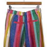 Boden Multi Color Striped Dulwich Linen Pants- Size 2R (sold out online)