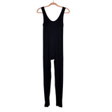 Tan + Lines Sport By Sivan Ayla Black Ribbed Jumpsuit- Size M