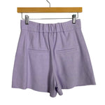 Veronica Beard Soft Lilac Elbe Pleated Shorts - Size 0 (We Have Matching Top!)